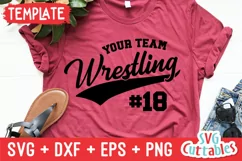 Wrestling SVG | Wrestling Template 0012 | Shirt Design Product Image 1
