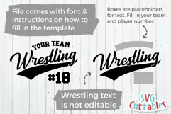 Wrestling SVG | Wrestling Template 0012 | Shirt Design Product Image 2