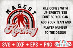 Hockey SVG | Hockey Template 0013 | Shirt Design Product Image 2