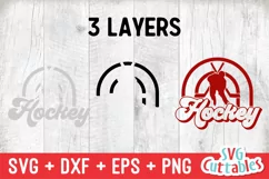 Hockey SVG | Hockey Template 0013 | Shirt Design Product Image 3