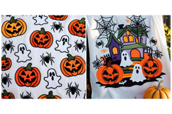 SET Halloween Embroidery Pumpkin Pattern Product Image 4