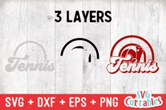 Tennis SVG | Tennis Template 0014 | Shirt Design Product Image 4