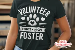 Dog Rescue SVG | Volunteer Adopt Foster Product Image 1