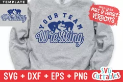 Wrestling SVG | Wrestling Template 0014 | Shirt Design Product Image 1