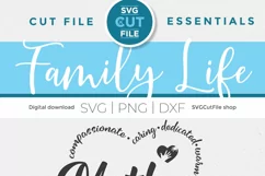Mother svg - a mother's day SVG with mother and heart shape Product Image 6