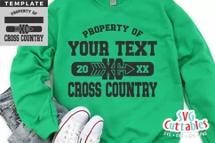 Cross Country SVG | Cross Country Template 0015 | Shirt SVG Product Image 1