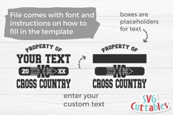 Cross Country SVG | Cross Country Template 0015 | Shirt SVG Product Image 2