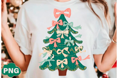 Coquette Crochet Yarn Christmas Tree Png Product Image 3