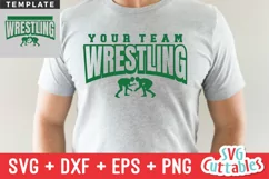Wrestling SVG | Wrestling Template 0015 | Shirt Design Product Image 1