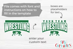 Wrestling SVG | Wrestling Template 0015 | Shirt Design Product Image 2