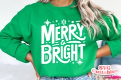 Christmas SVG | Merry and Bright Product Image 2