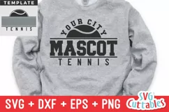 Tennis SVG | Tennis Template 0016 | Shirt Design Product Image 1
