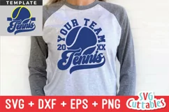 Tennis SVG | Tennis Template 0017 | Shirt Design Product Image 1