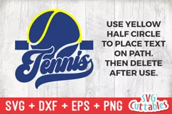 Tennis SVG | Tennis Template 0017 | Shirt Design Product Image 2