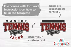 Tennis SVG | Tennis Template 0018 | Shirt Design Product Image 2