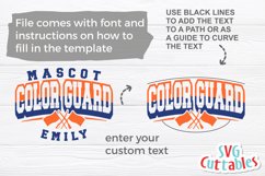 Color Guard SVG | Color Guard Template 0019 Product Image 2