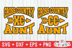 Cross Country SVG | Cross Country Aunt Product Image 1