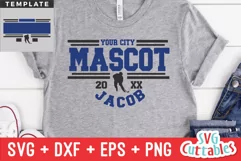 Hockey SVG | Hockey Template 0019 | Shirt Design Product Image 1