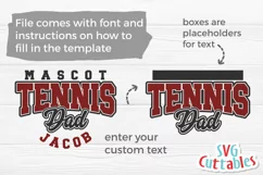 Tennis SVG | Tennis Template 0019 | Shirt Design Product Image 2
