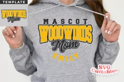 Band SVG | Woodwinds Mom Template 0019 | Band Shirt Product Image 1