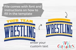 Wrestling SVG | Wrestling Template 0019 | Shirt Design Product Image 2