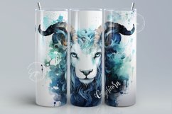 Zodiac Sublimation Tumbler, 20 oz skinny, Horoscope Product Image 5