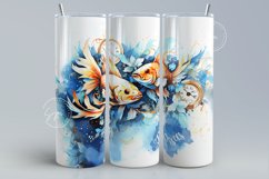 Zodiac Sublimation Tumbler, 20 oz skinny, Horoscope Product Image 9