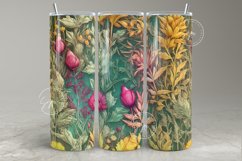 Mural Tumbler, 3D Floral Tumbler, 20 oz Skinny Tumbler Product Image 1