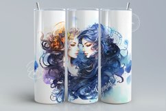 Zodiac Sublimation Tumbler, 20 oz skinny, Horoscope Product Image 6