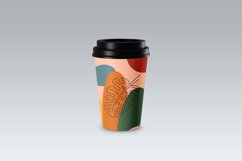 Glass with a straw, mock-up. Product Image 3