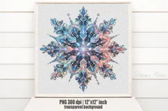 Christmas snowflakes clipart|Cute Winter flower shirt design Product Image 1
