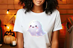 Cute Halloween clipart | Kawaii shirt sublimation designs Product Image 2