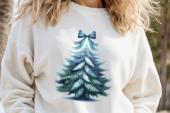 Christmas tree clipart | Winter forest t shirt design png Product Image 1