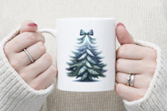 Christmas tree clipart | Winter forest t shirt design png Product Image 3