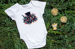 Christmas lights &amp; black cat clipart| Winter t shirt designs Product Image 3