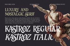 Kastroz - Luxury Vintage Serif Font Product Image 2