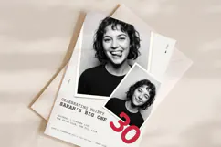 Photo Booth Birthday Invitation Canva Template Product Image 2