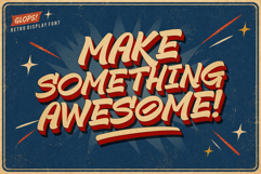 Glops - Retro Brush Font Product Image 2