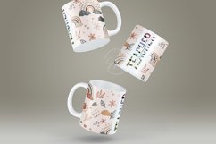 Teacher Mug Wrap PNG, 11 &amp; 15 Oz Mug Sublimation Wrap Product Image 2