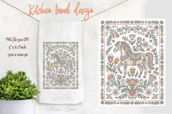 Pastel folk floral tiles kitchen sublimation designs BUNDLE Product Image 5