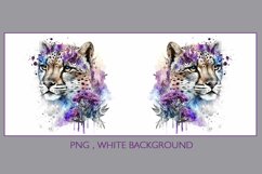 Watercolor Snow Leopard Mug Sublimation Product Image 3