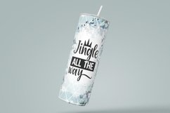 Jingle All The Way Tumbler, Funny Christmas Tumbler wrap Product Image 3