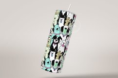 Cute Dogs Skinny Tumbler Design, 20 oz Tumbler Wrap Design Product Image 2