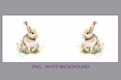 Watercolor Easter Bunny Mug Sublimation Product Image 2