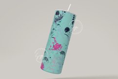 Seamless Wild Flower Tumbler Sublimation Wrap Design PNG Product Image 2