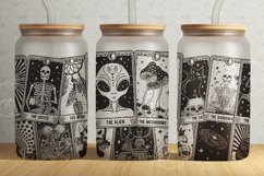 Sarcastic Tarot Cards, 16 oz Libbey Glass Can Tumbler Wrap Product Image 1