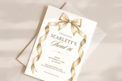 Sweet 16 Birthday Invitation Template, Editable Canva Product Image 2