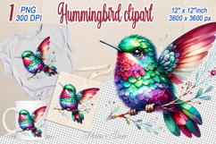Hummingbird SublimationI Cute bird clip art| Humming bird Product Image 1