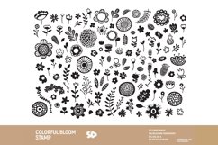 Floral clipart bundle, flowers clip art digital stamp Product Image 2