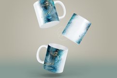 Marble Pattern Mug Sublimation Design, 11 &amp; 15 Oz Mug Design Product Image 2